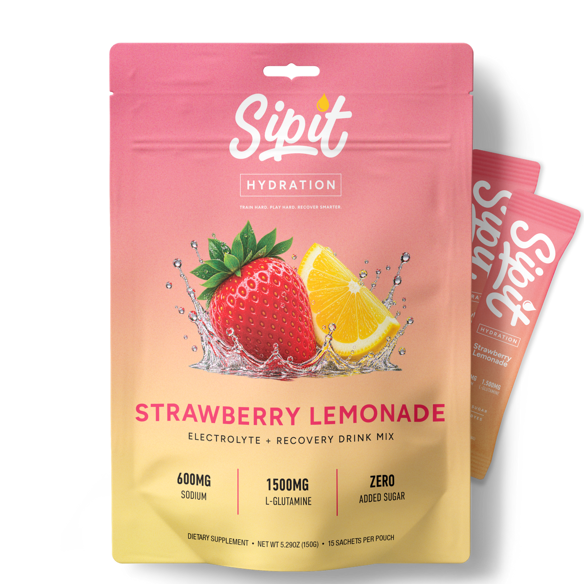 Sipit Hydration Strawberry Lemonade pouch